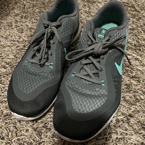 Grey Nike Flex Sneakers